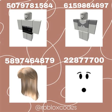 roblox bloxburg codes for outfits.